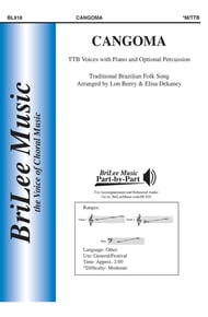 Cangoma TTB choral sheet music cover Thumbnail